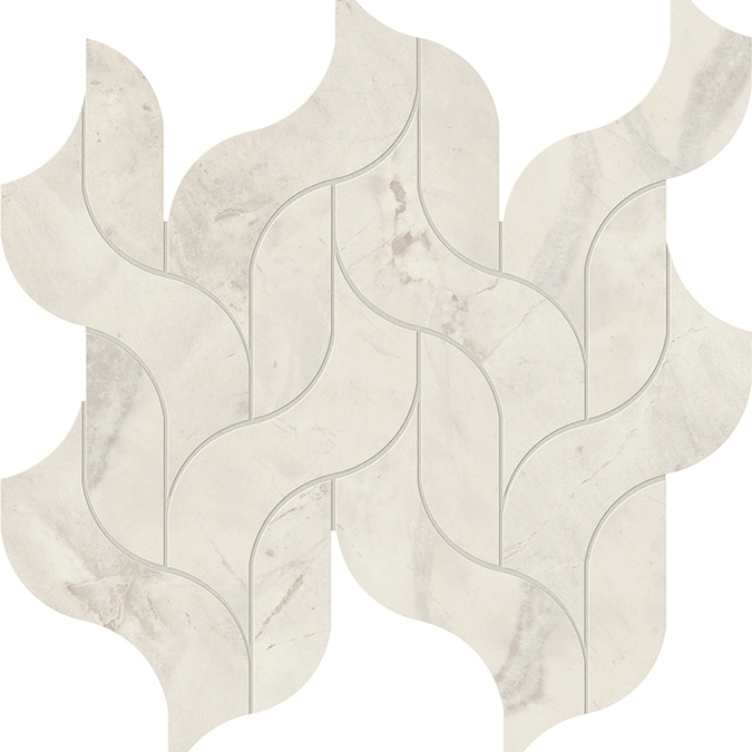 Marvel X Calacatta Perla Mosaico Waterfall Lappato