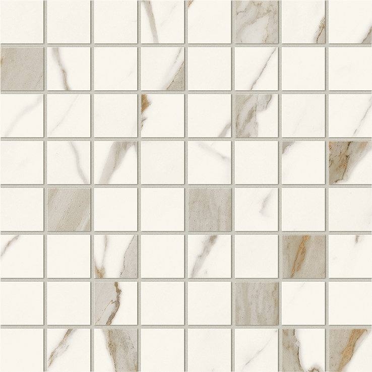 Display product Marvel X Calacatta Sublime Mosaico Lappato from manufacturer Atlas Concorde