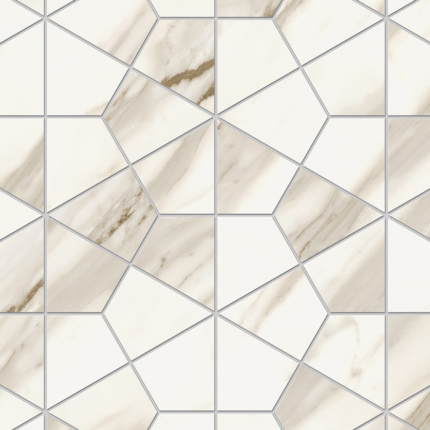Marvel Meraviglia Calacatta Bernini Hexagon Lapp.