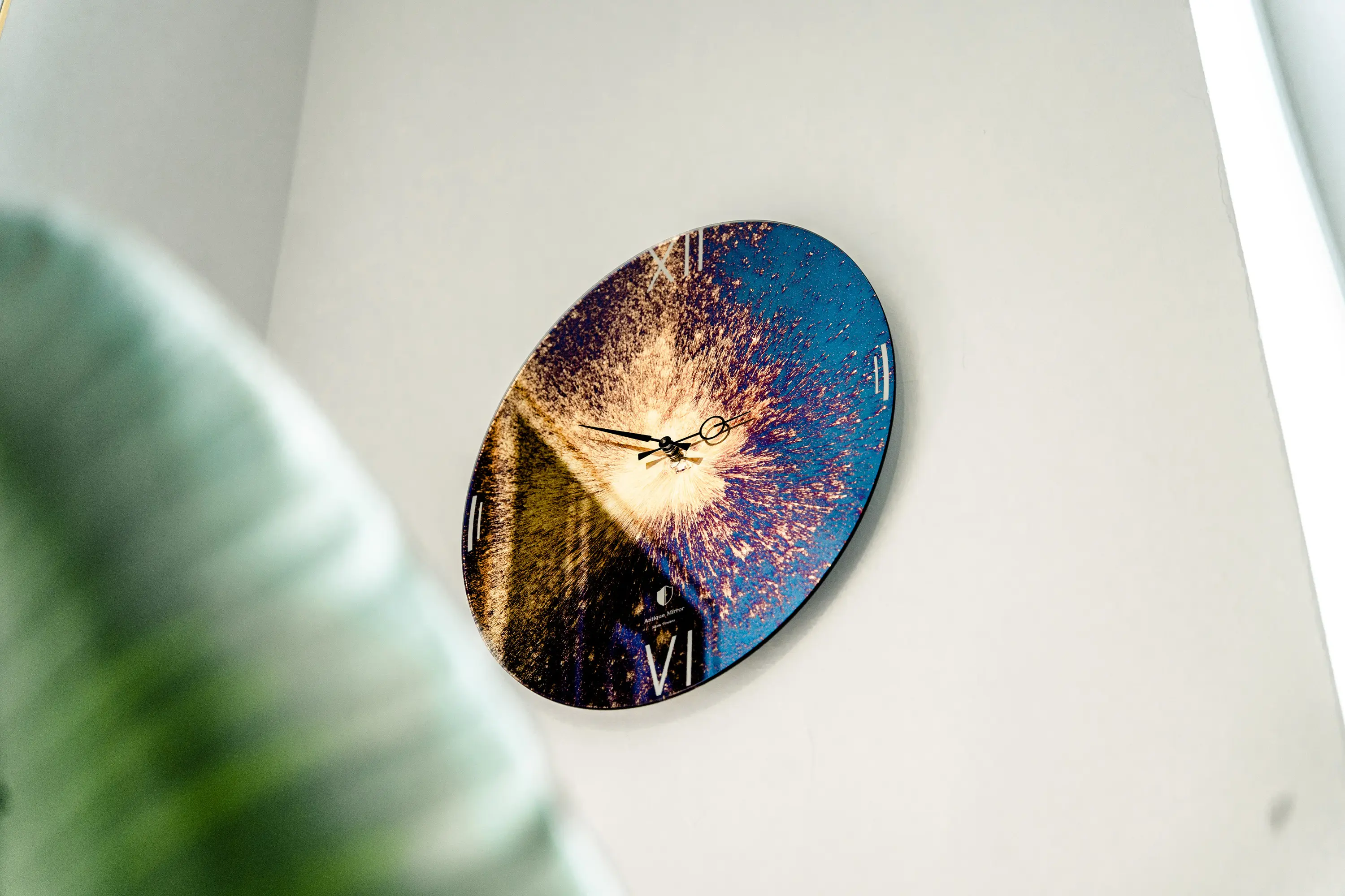 Antique Mirror - Clocks | Square Clock