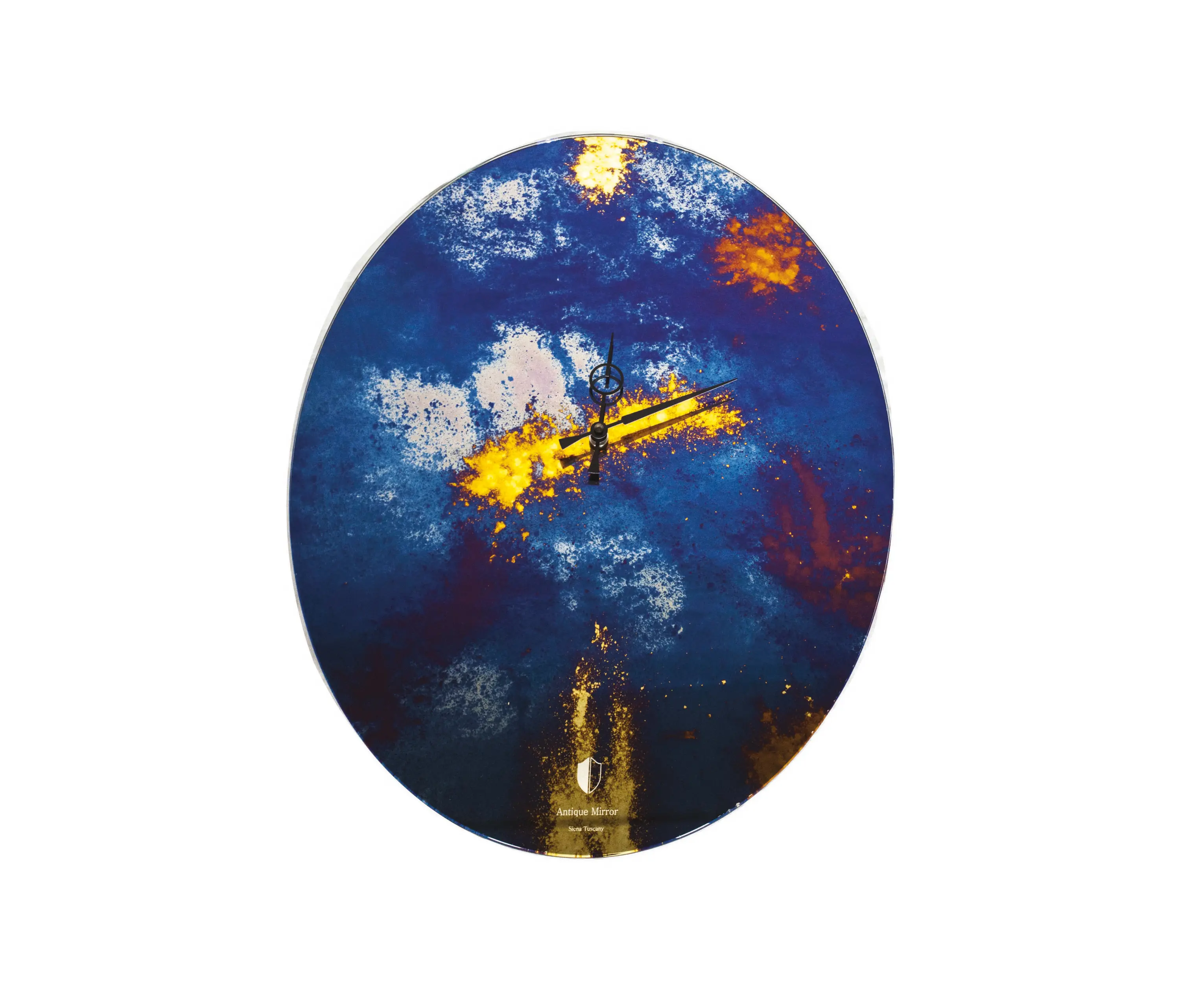 Antique Mirror - Clocks | Oval clock