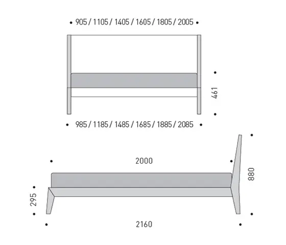 MINT Furniture - Single Bed