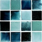 Display product Azure Mix glazed tiles 10x10 cm from manufacturer Royce Wood