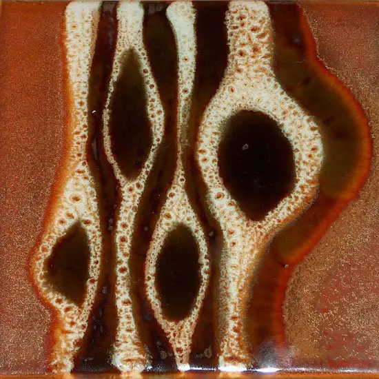 Royce Wood - Treeform 1 glazed tile
