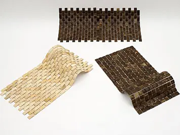 Omarno - Espresso palm mosaic