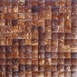 Espresso palm mosaic
