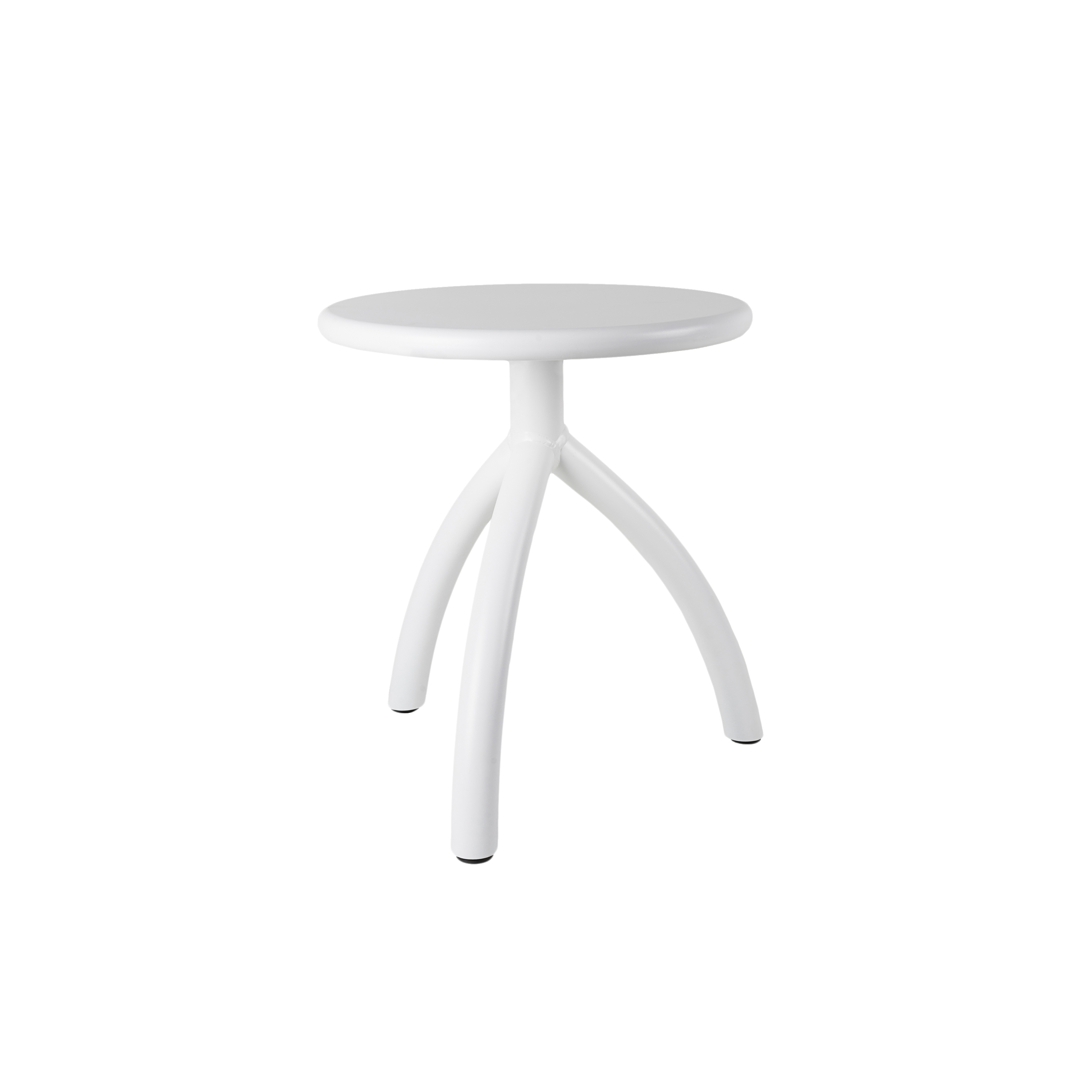 Stool clear white