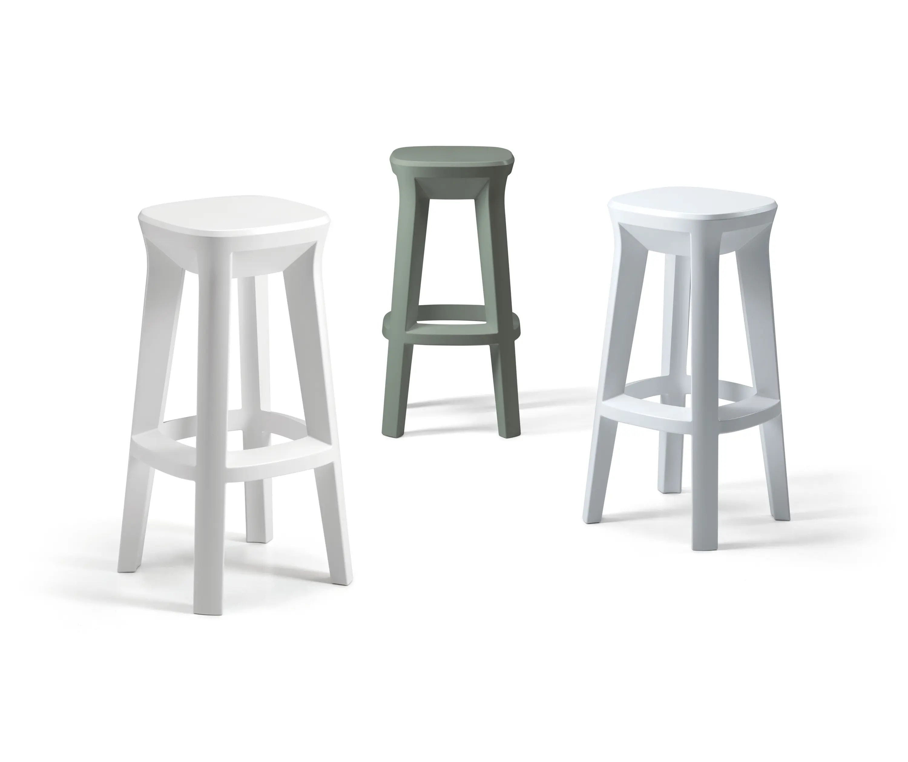 PLUST - Frozen | Square Stool