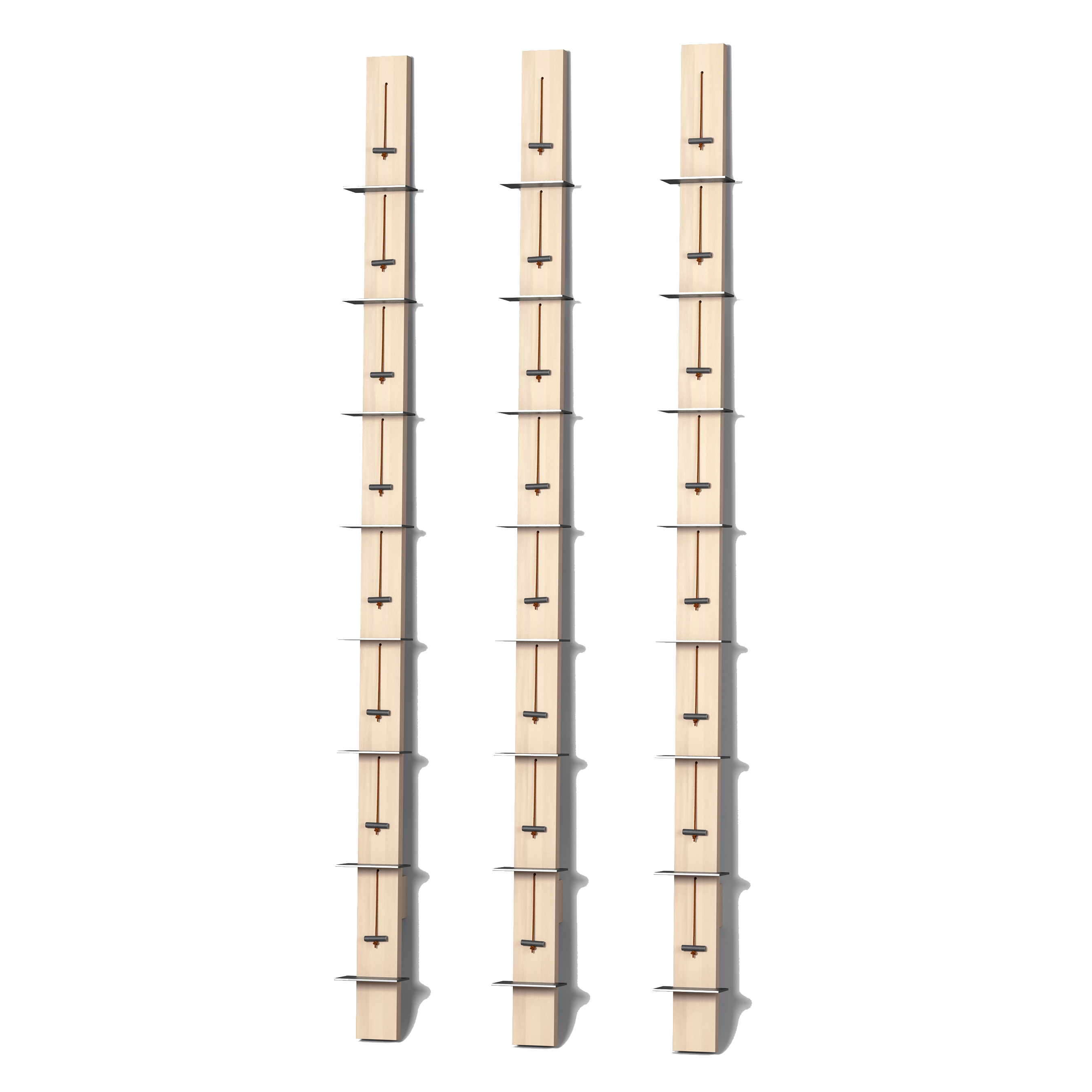 Post Wall Mounted Display Rack