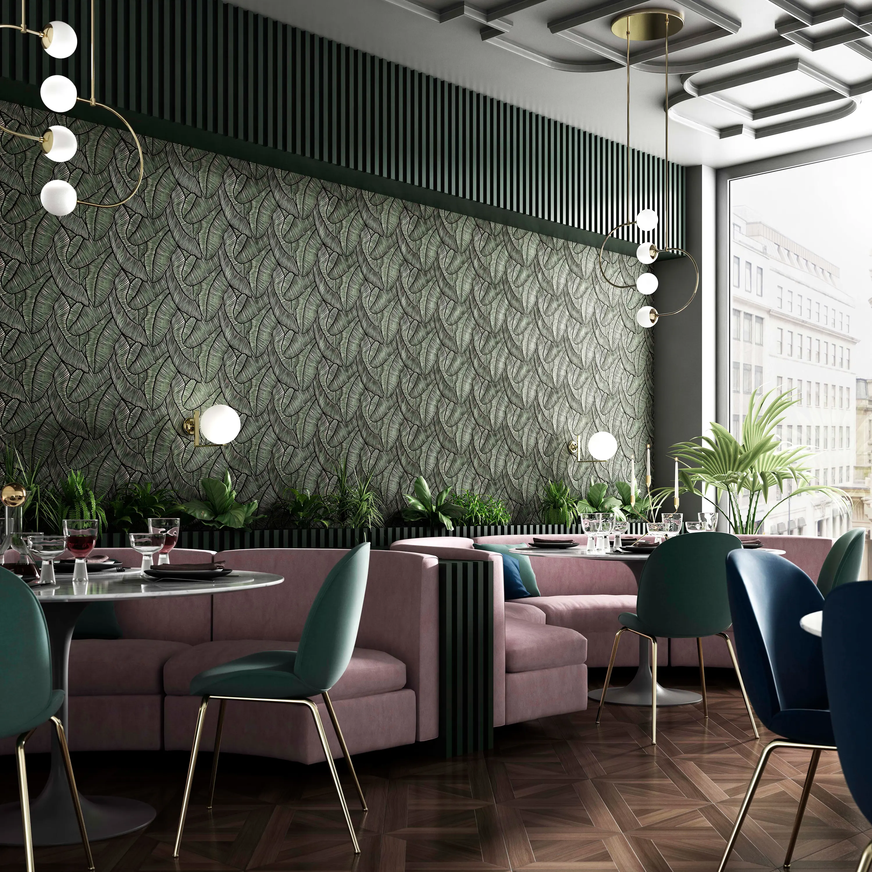 Lincrusta - Tropical Leaf