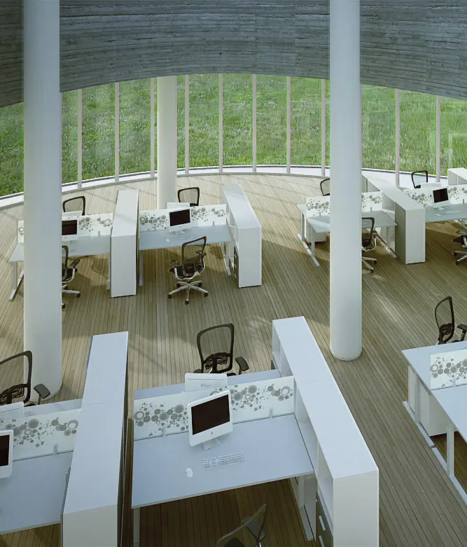 Haworth - T_up desk system