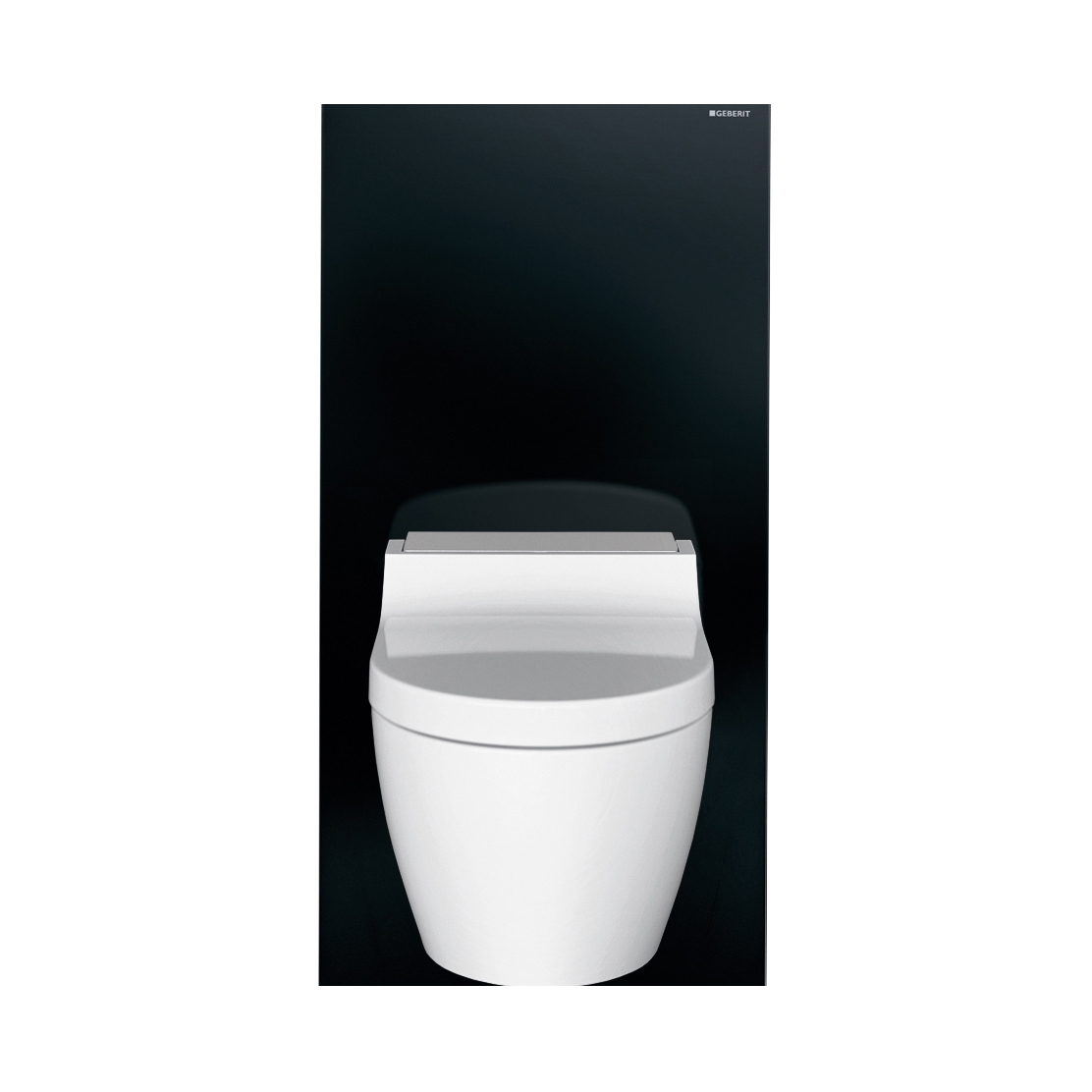 Monolith | sanitary module black / glass