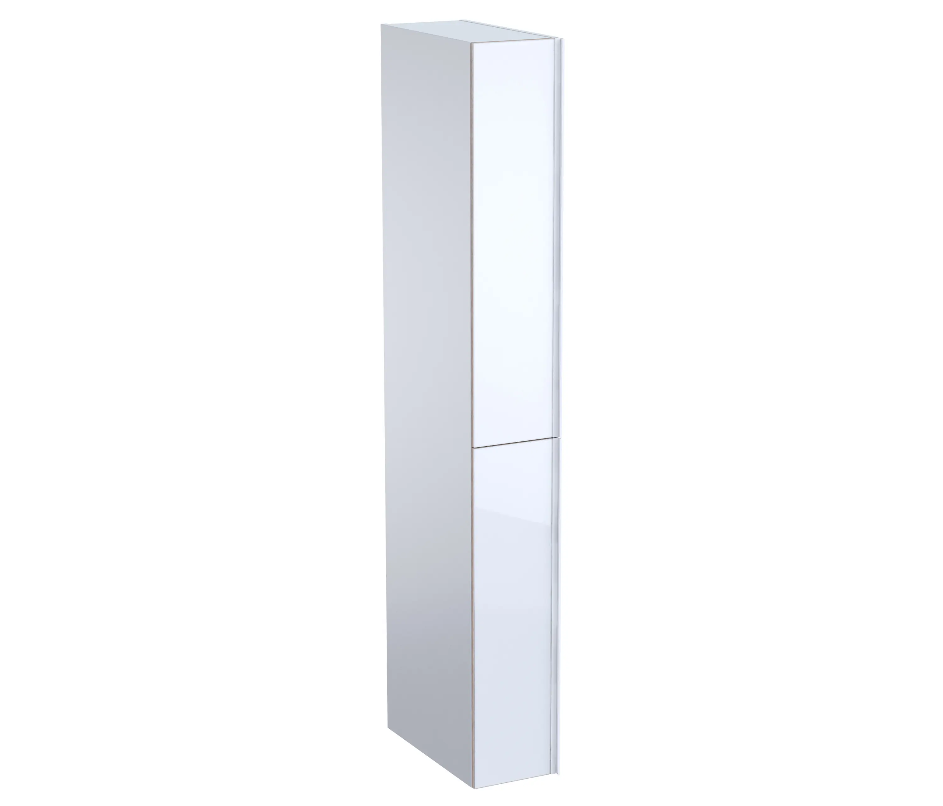 Geberit - Acanto | tall cabinet with two cargos white