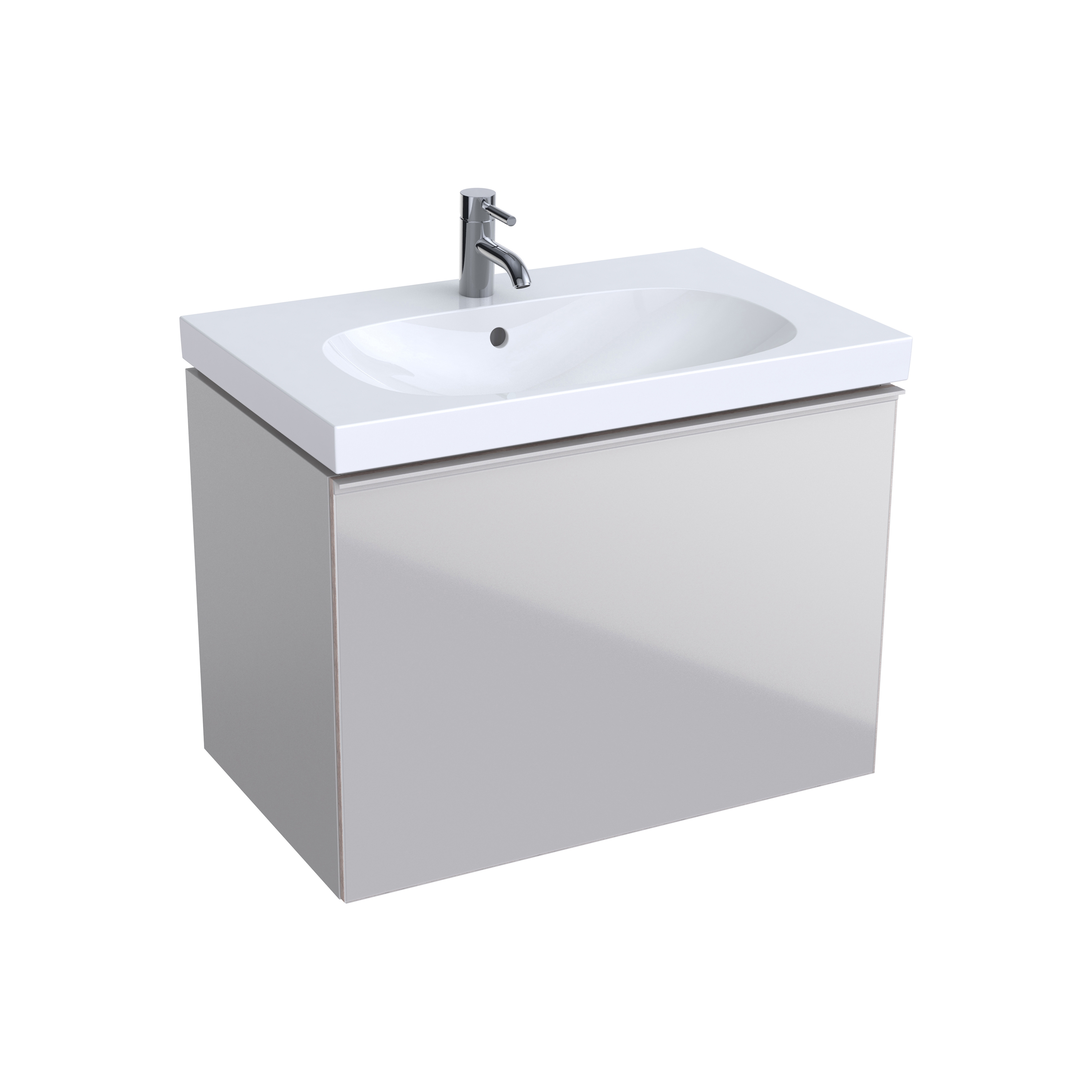 Acanto | washbasin cabinet sand grey