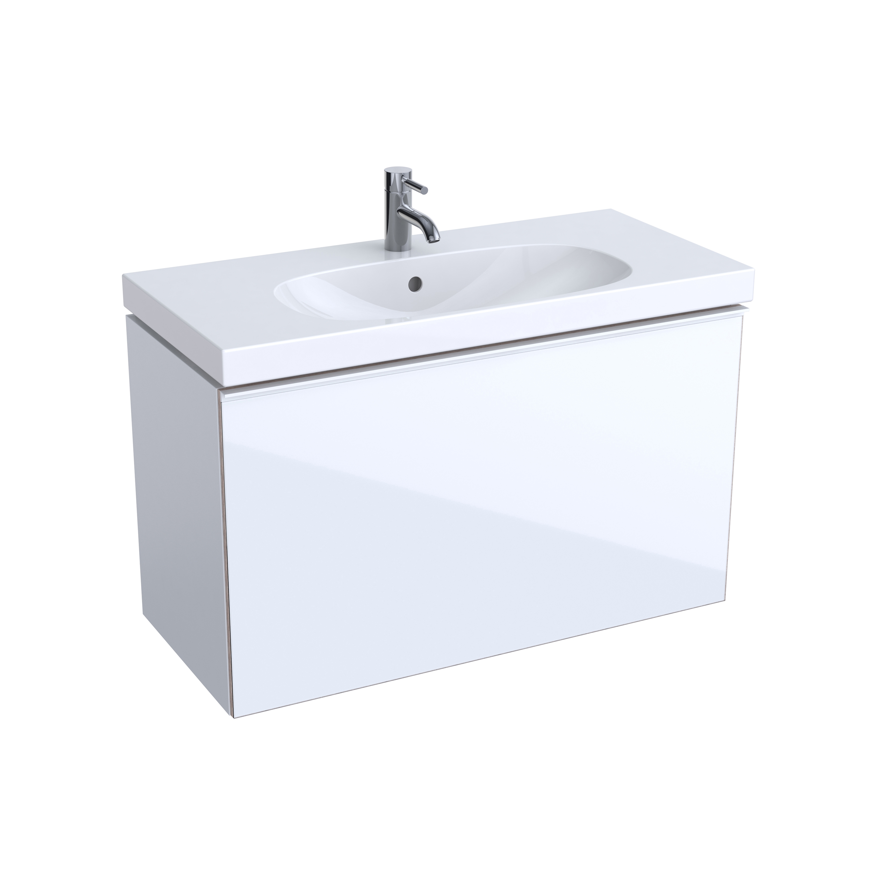 Mostra il prodotto Acanto | washbasin cabinet white del produttore Geberit
