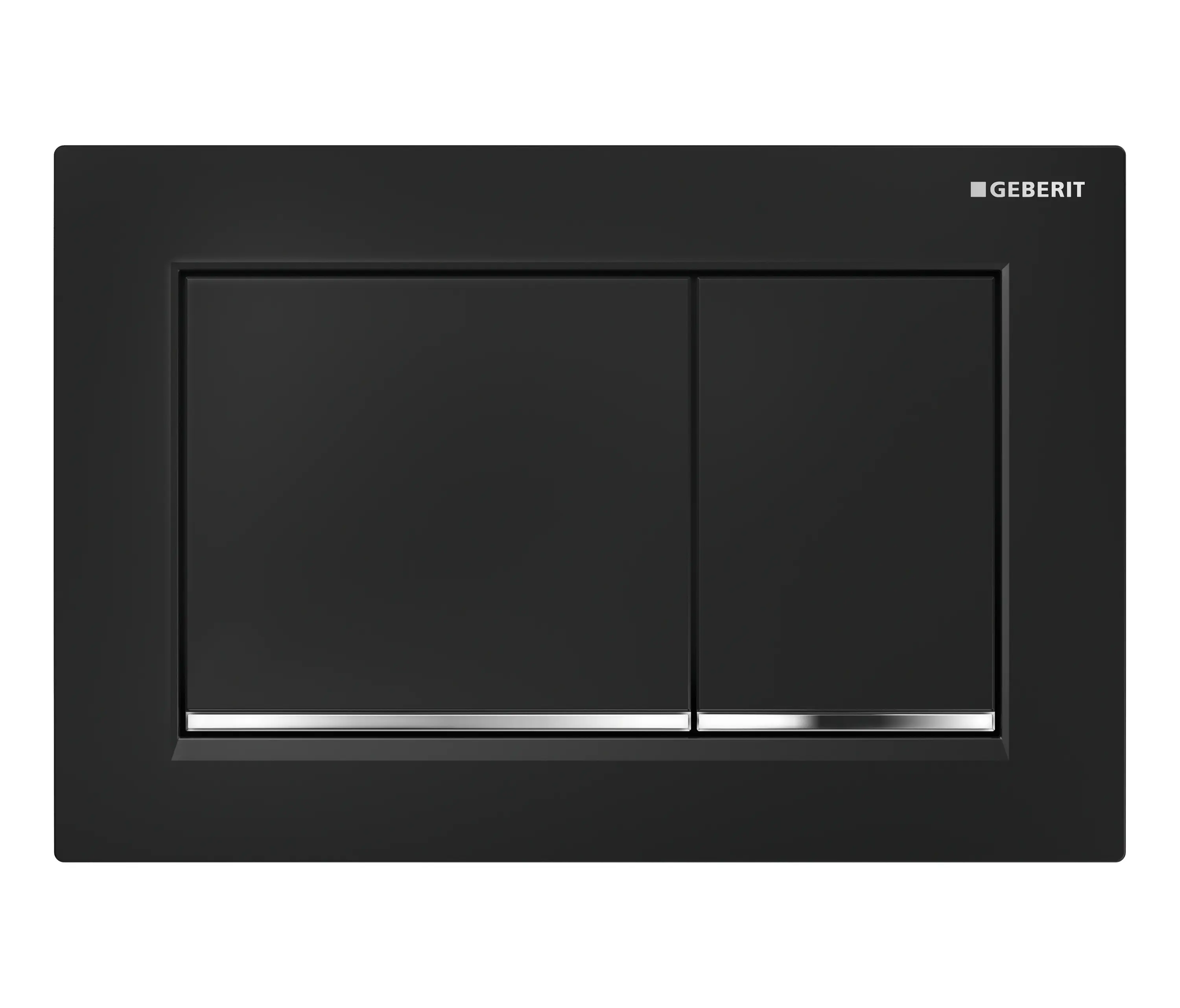 Geberit - Actuator plates | Omega30 black, gloss chrome-plated