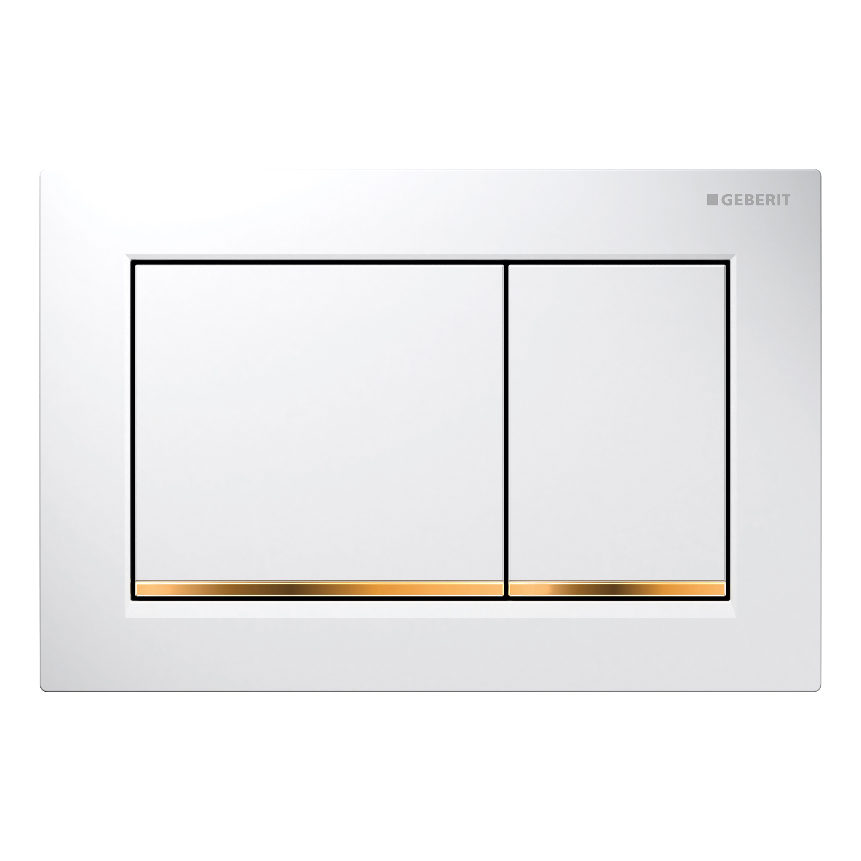 Actuator plates | Omega30 white, gold-plated
