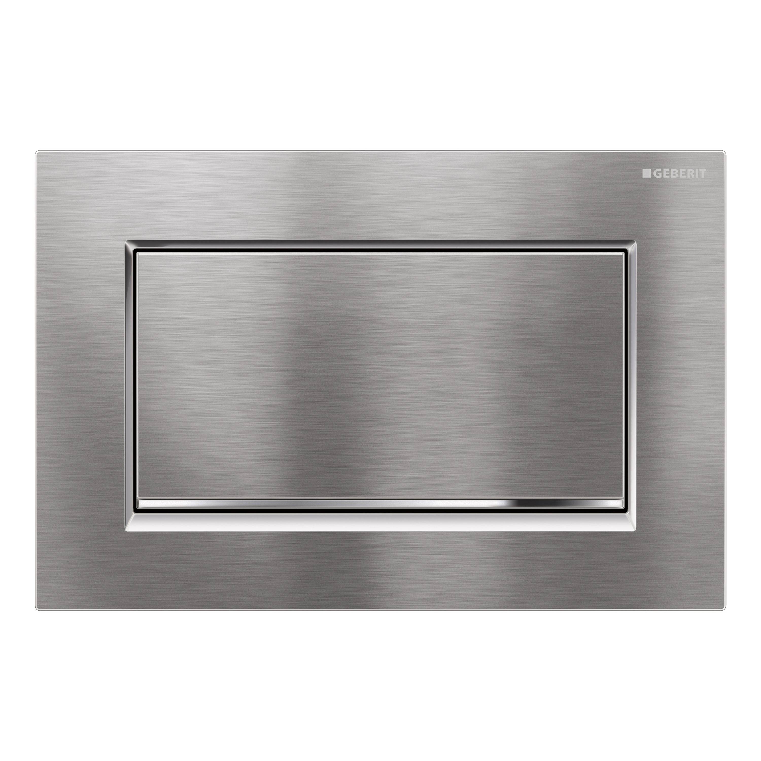 Display product Actuator plates | Sigma30 stop-and-go flush chrome-plated, brushed from manufacturer Geberit