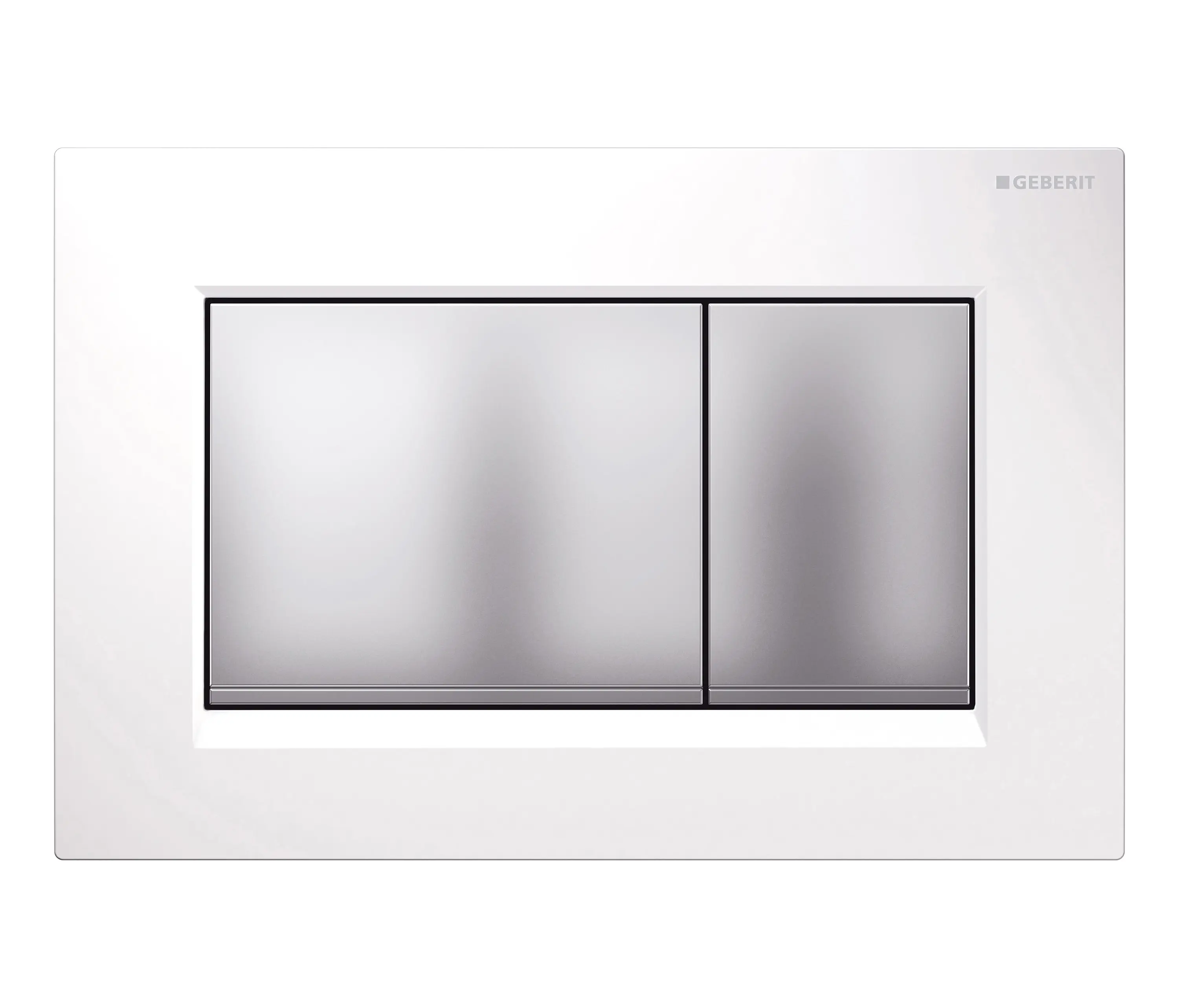 Geberit - Actuator plates | Sigma30 white, matt chrome-plated