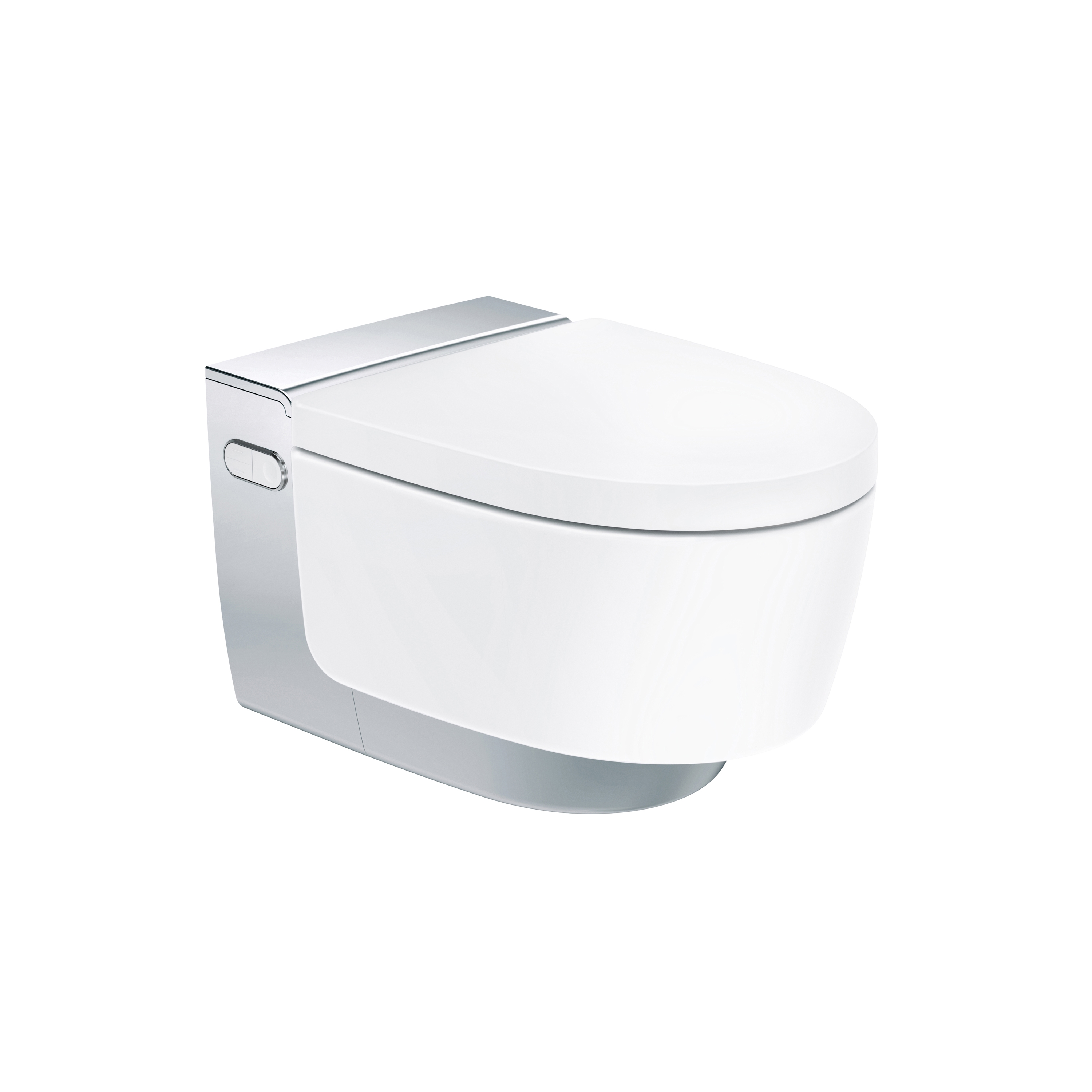 Display product AquaClean | Mera wall-hung WC gloss chrome from manufacturer Geberit