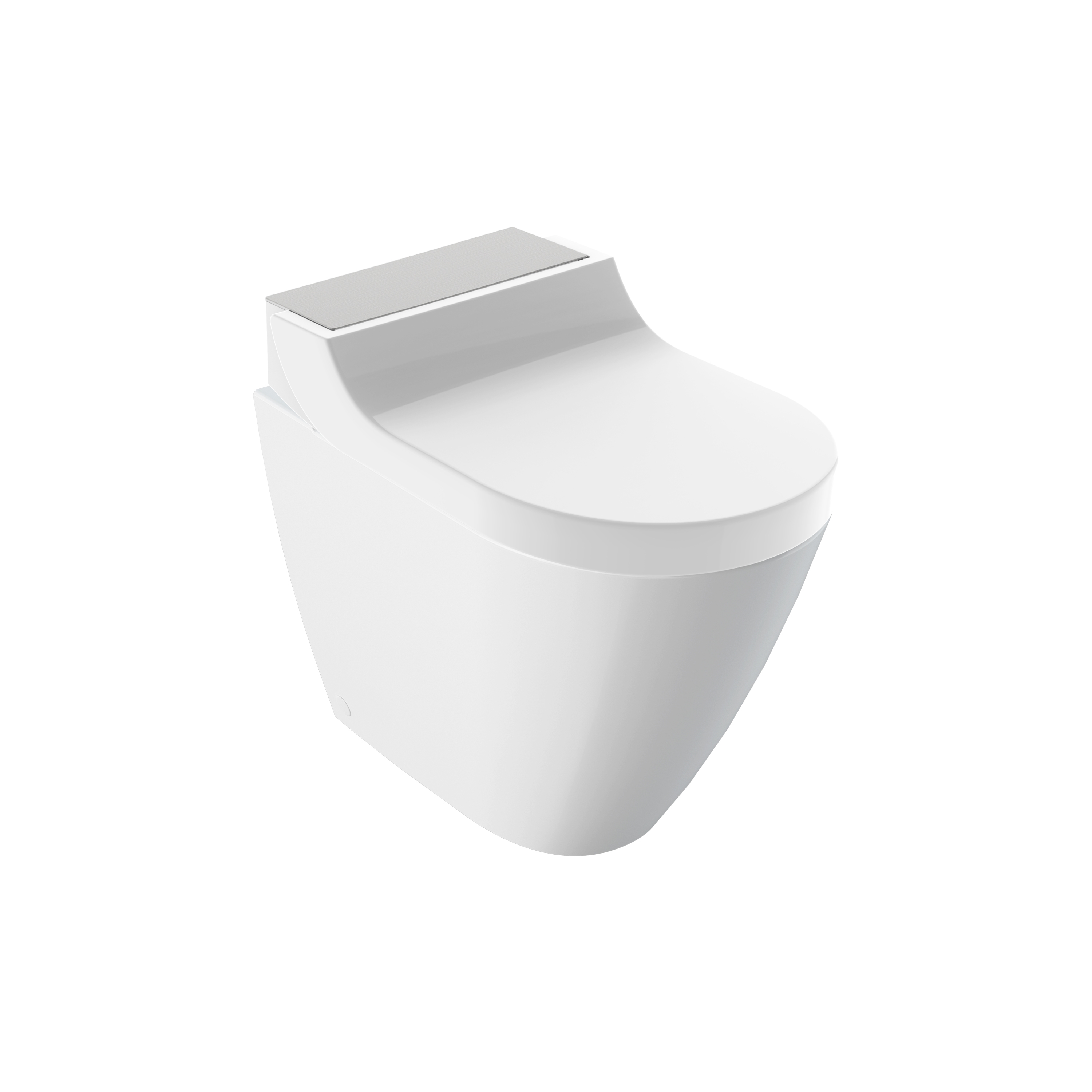Mostra il prodotto AquaClean | Tuma floor-standing WC stainless steel brushed del produttore Geberit