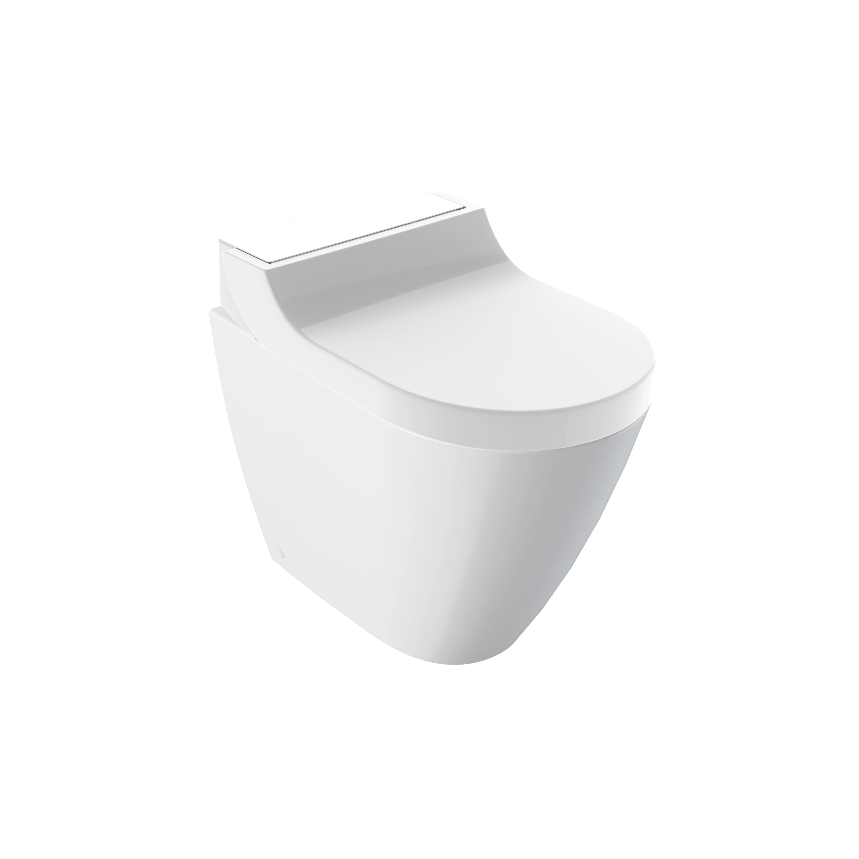 AquaClean | Tuma floor-standing WC white / glass