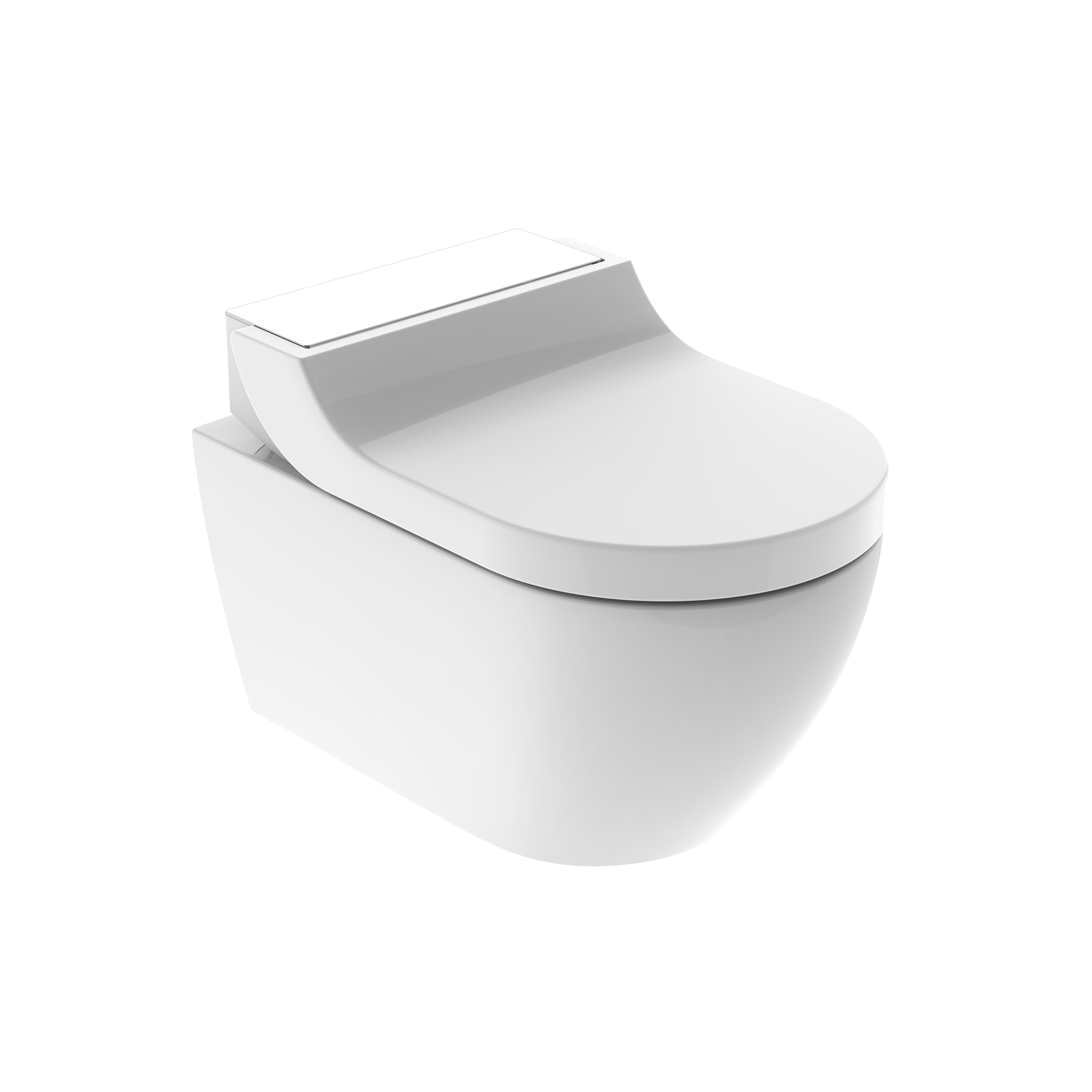 Display product AquaClean | Tuma wall-hung WC white / glass from manufacturer Geberit