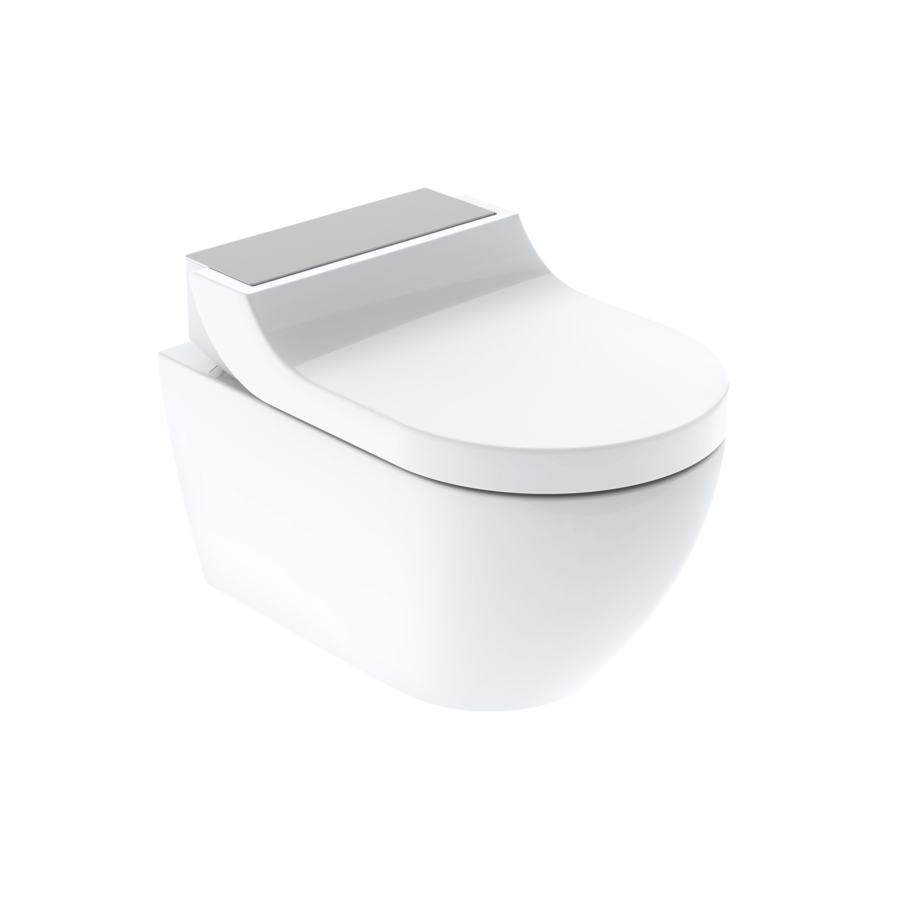 AquaClean | Tuma wall-hung WC stainless steel brushed
