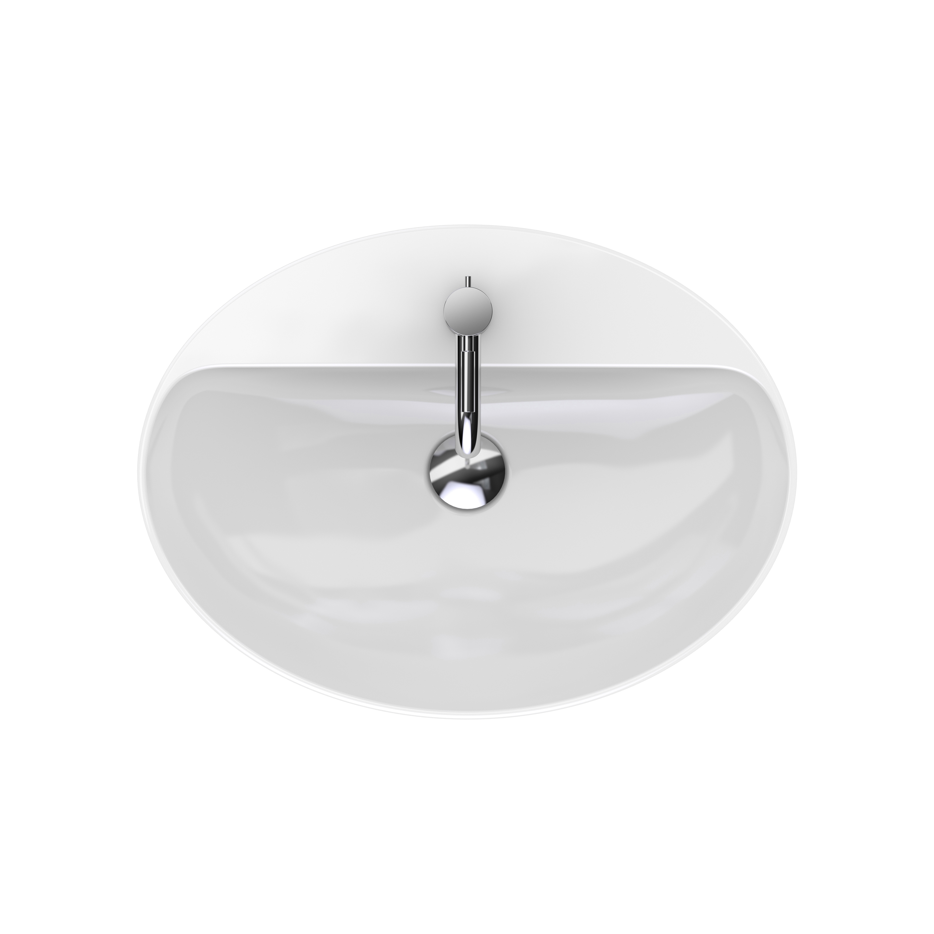 Mostrar el producto VariForm | countertop washbasin oval with tap hole bench del fabricante Geberit