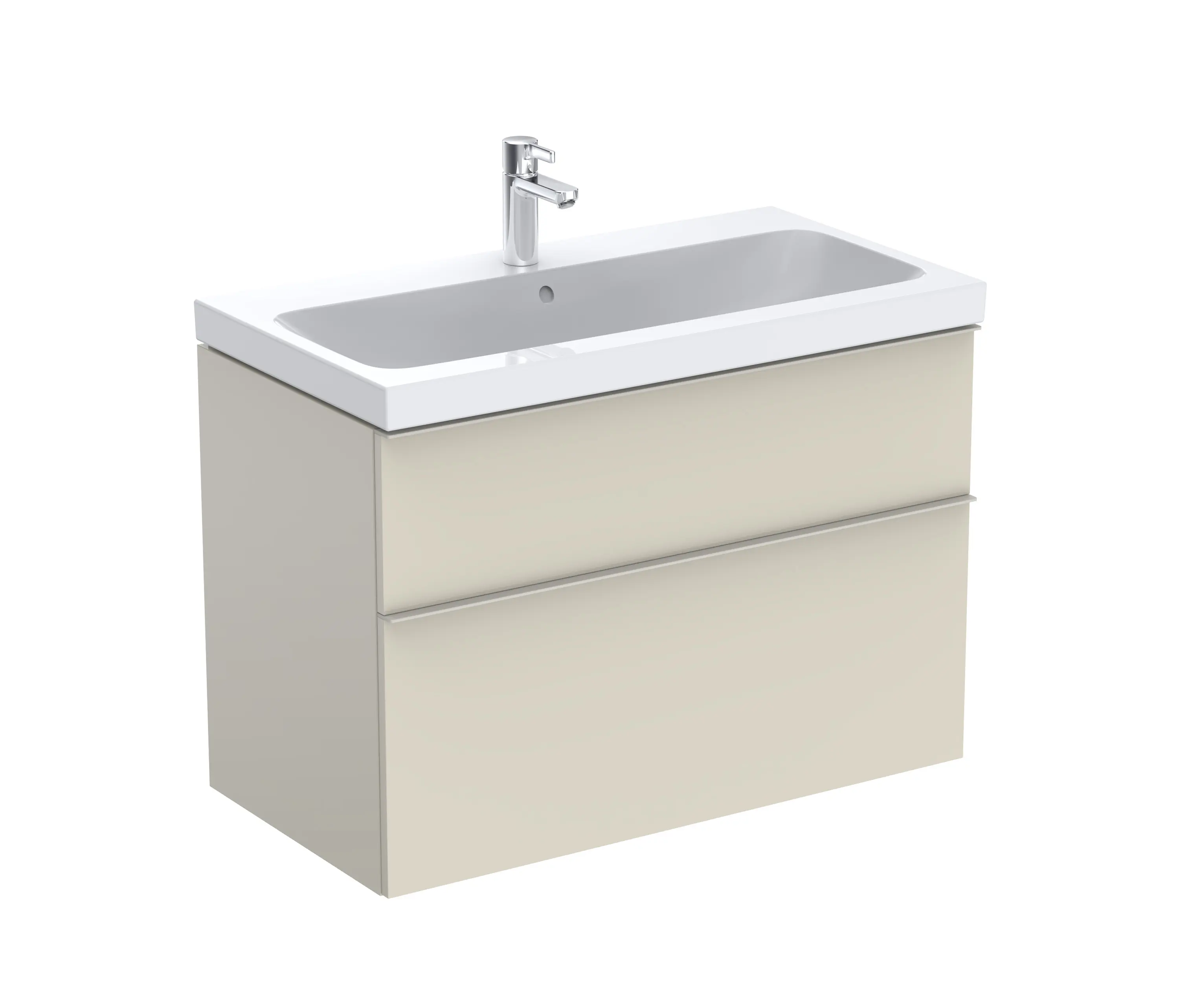 Geberit - iCon | Waschtischunterschrank Sand-grau