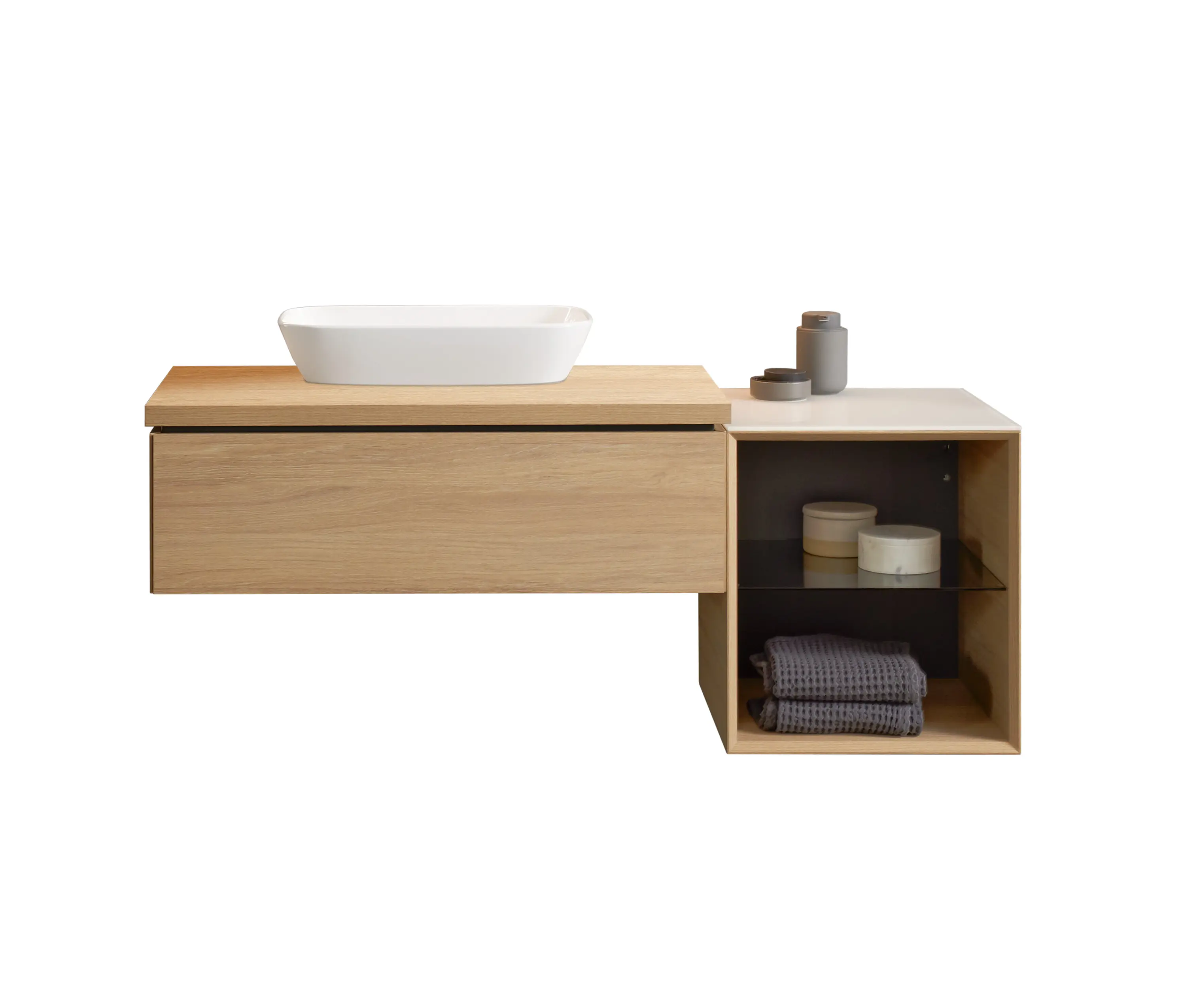 Geberit - ONE | washbasin cabinet with side element