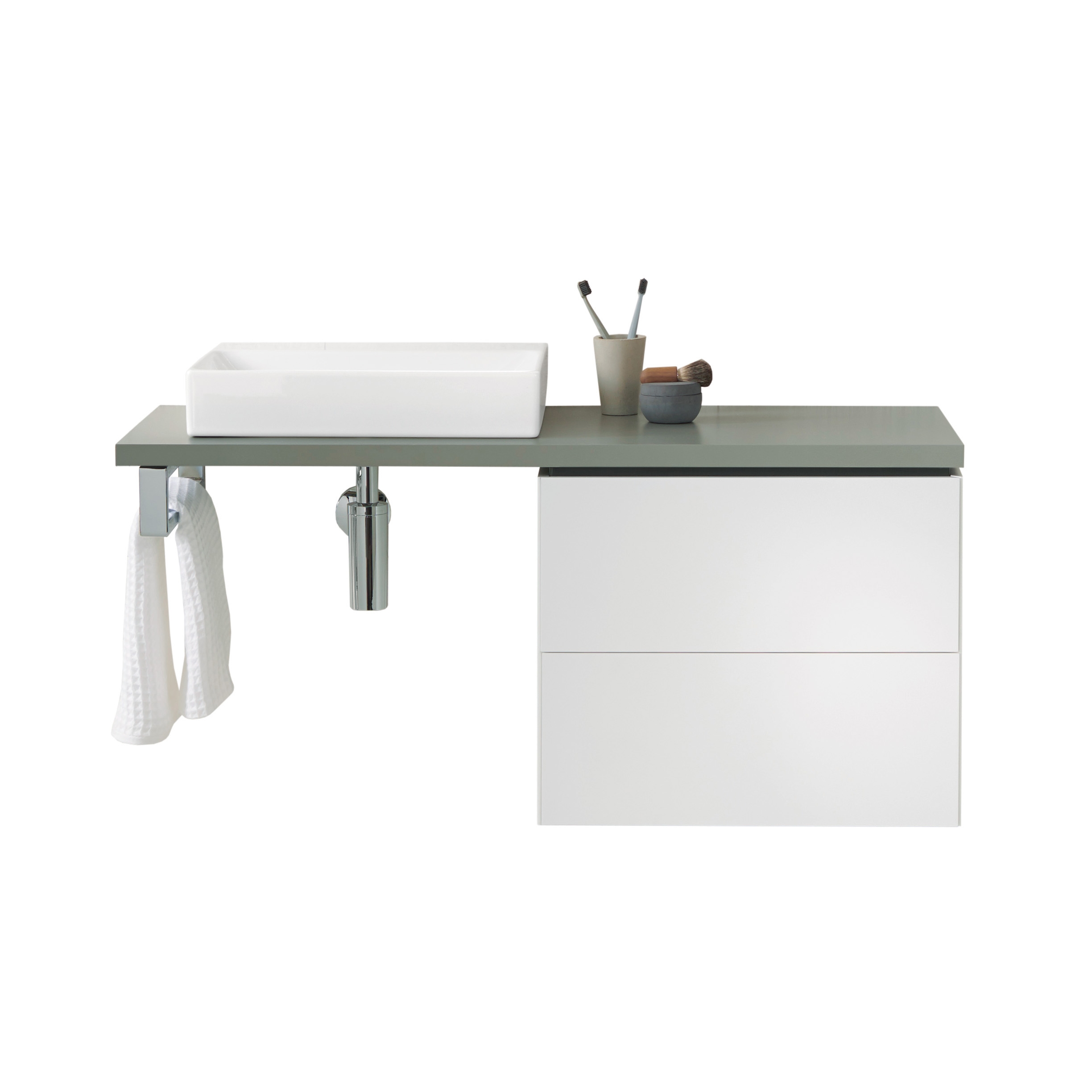Display product ONE | washtop with washbasin cabinet from manufacturer Geberit