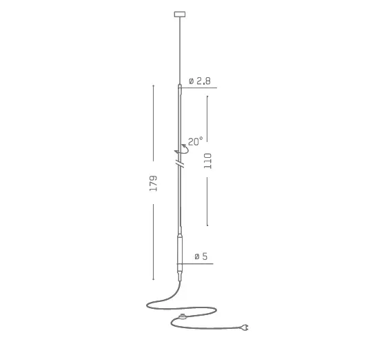Vertigo Bird - Slim | Floor lamp