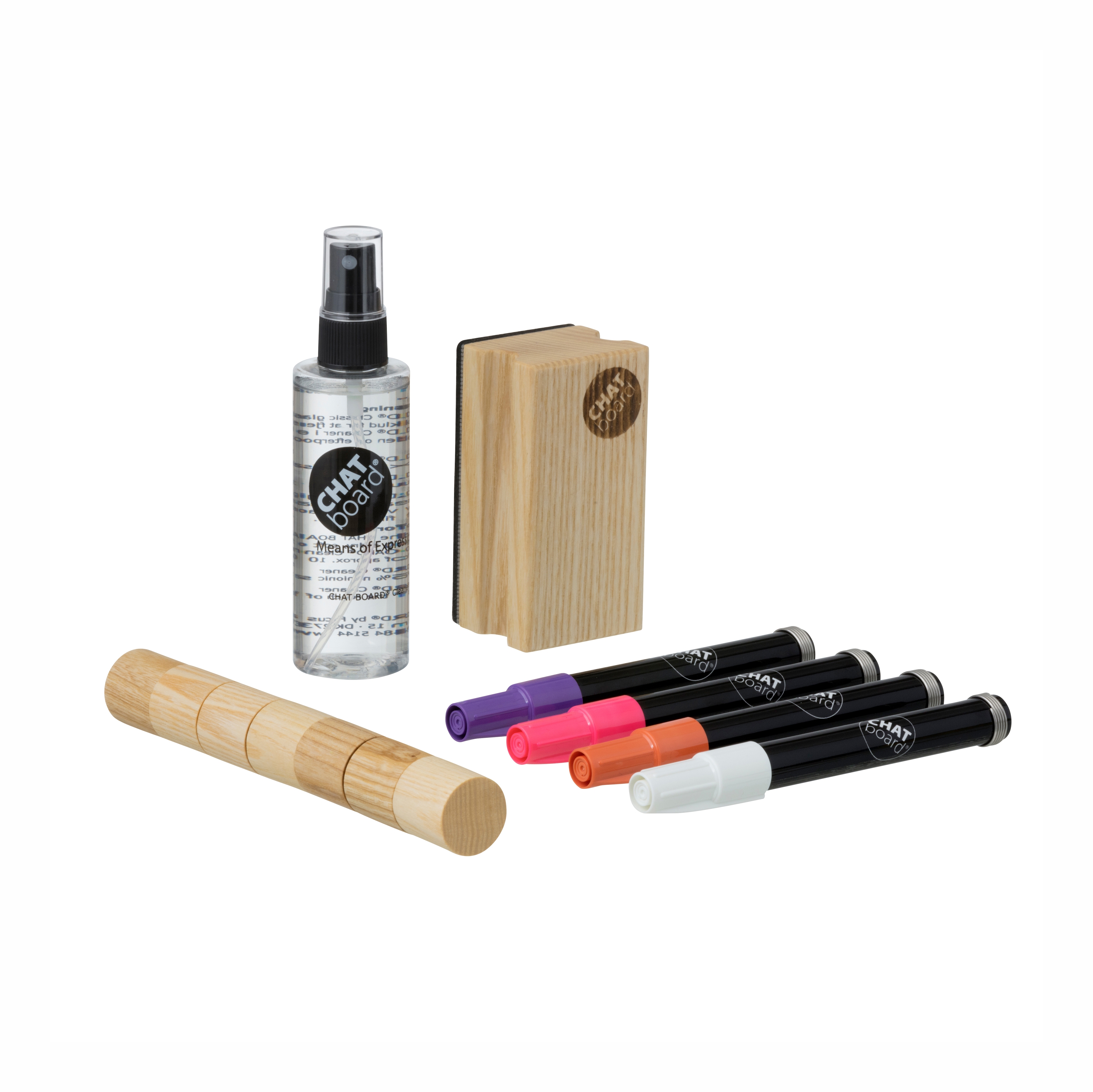 CHAT BOARD® Woody Starter Set Natural Neon (2)