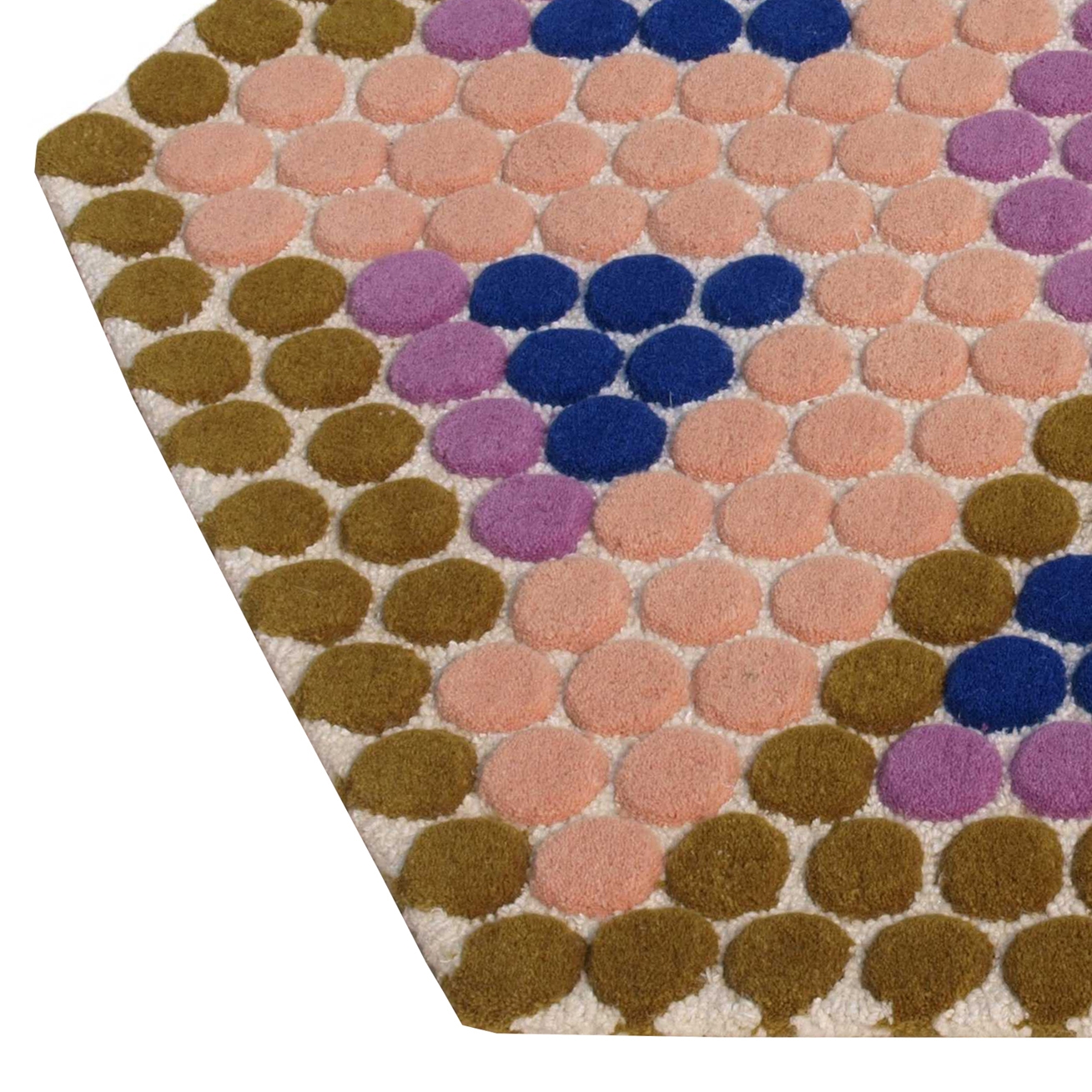 Mostrar el producto Bubbles Hexagon del fabricante Nuzrat Carpet Emporium