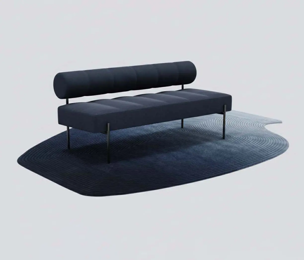 Nuzrat Carpet Emporium - Vessel | Midnight Blue