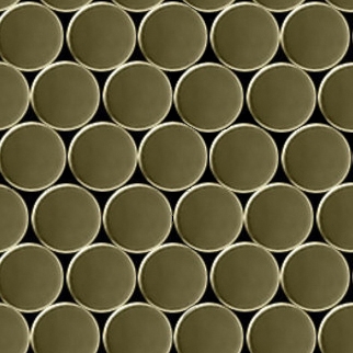 Display product Penny Brass Tiles from manufacturer Alloy