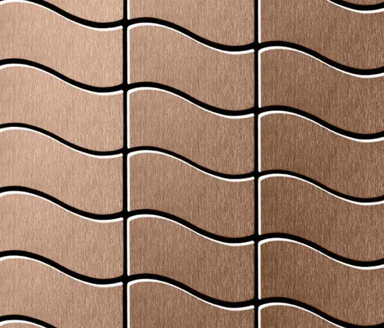 Alloy - Flux Titanium Amber Brushed Tiles