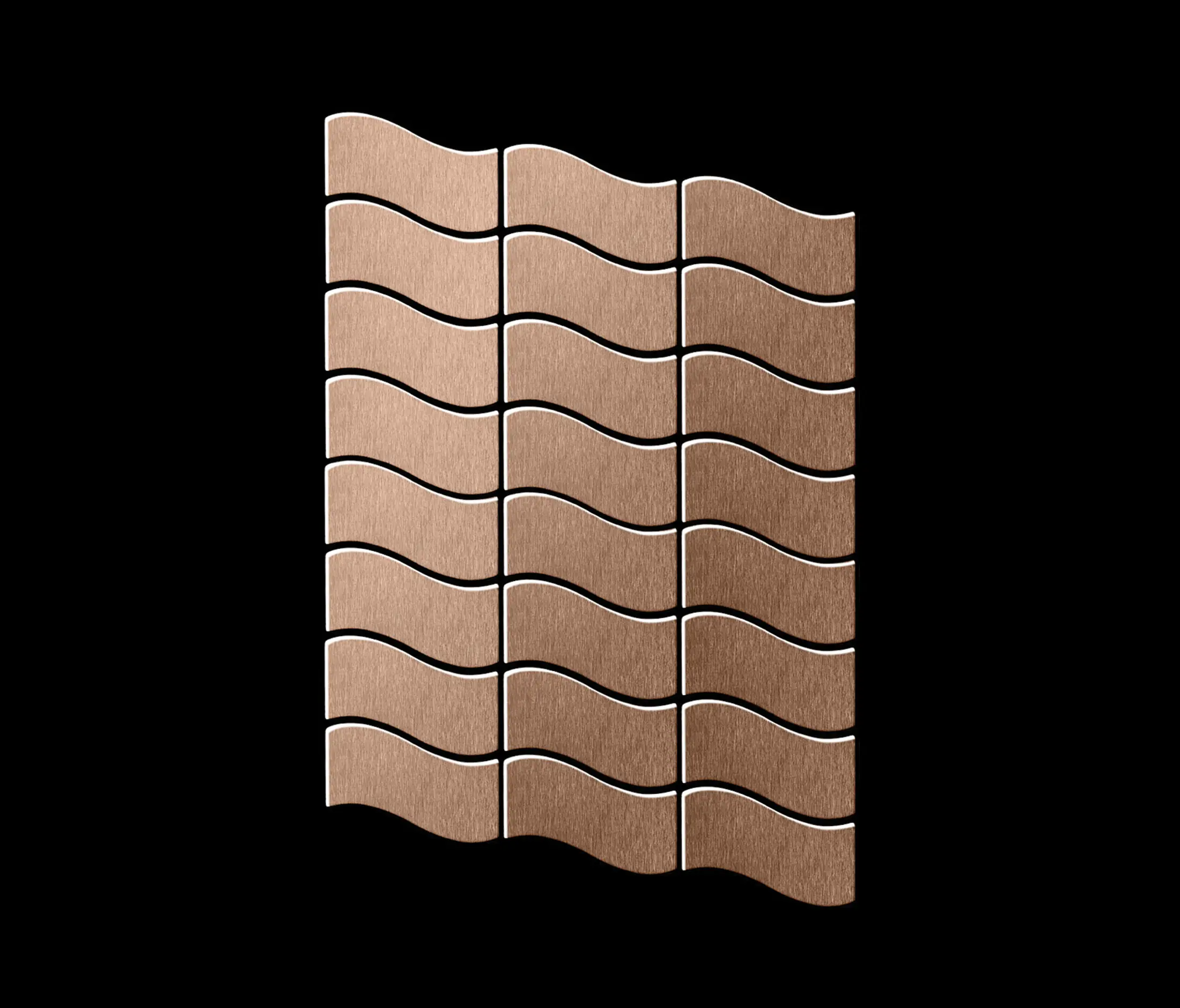 Alloy - Flux Titanium Amber Brushed Tiles