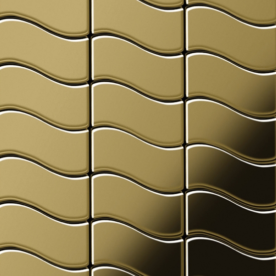 Flux Titanium Gold Mirror Tiles