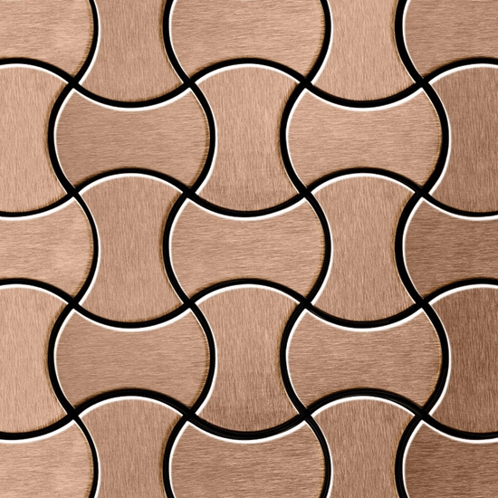 Display product Infinit Titanium Amber Brushed Tiles from manufacturer Alloy