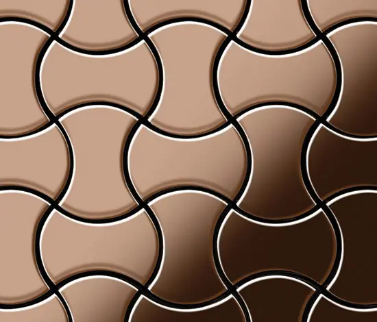 Alloy - Infinit Titanium Amber Mirror Tiles