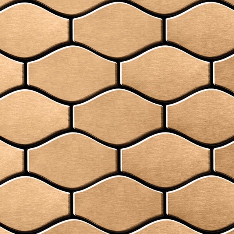 Display product Karma Titanium Amber Brushed Tiles from manufacturer Alloy