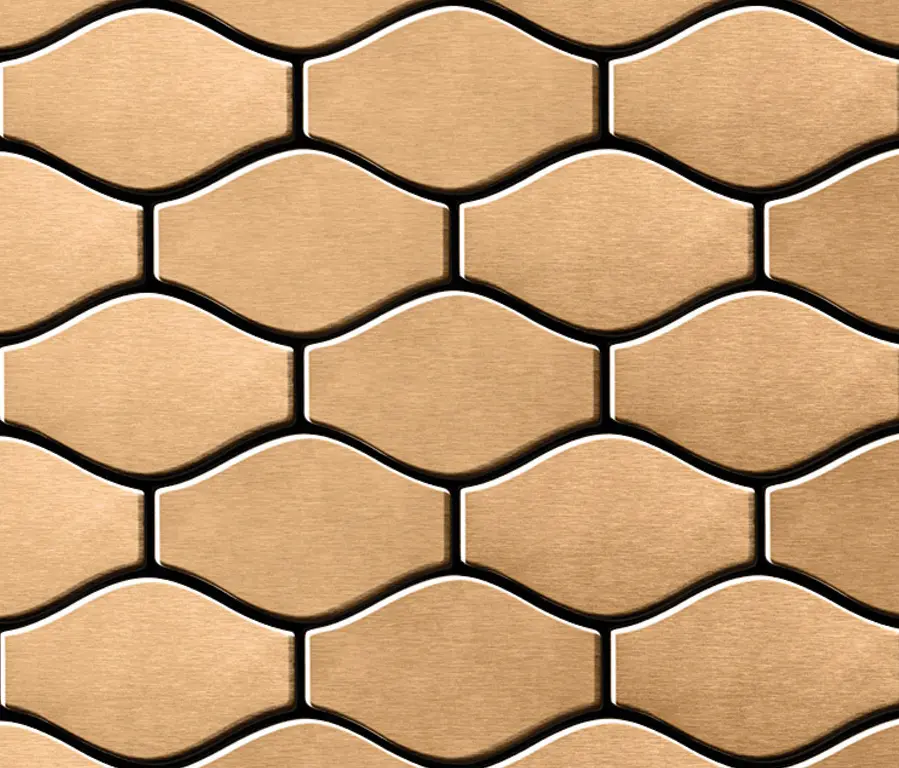 Alloy - Karma Titanium Amber Brushed Tiles