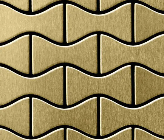 Alloy - Kismet Titanium Gold Brushed Tiles