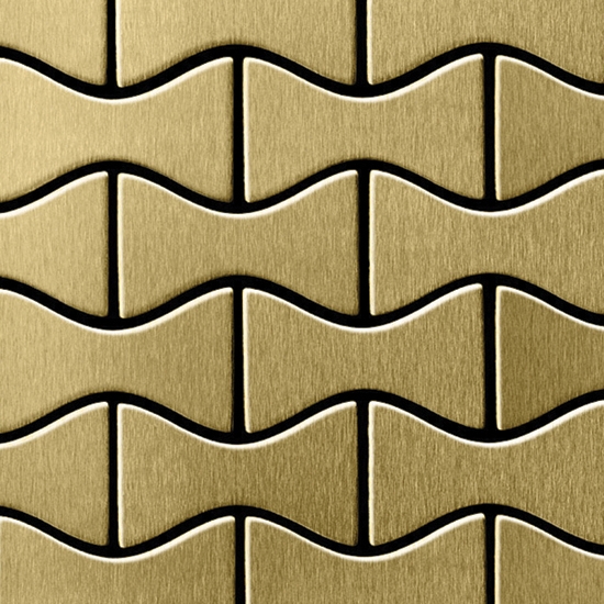 Kismet Titanium Gold Brushed Tiles