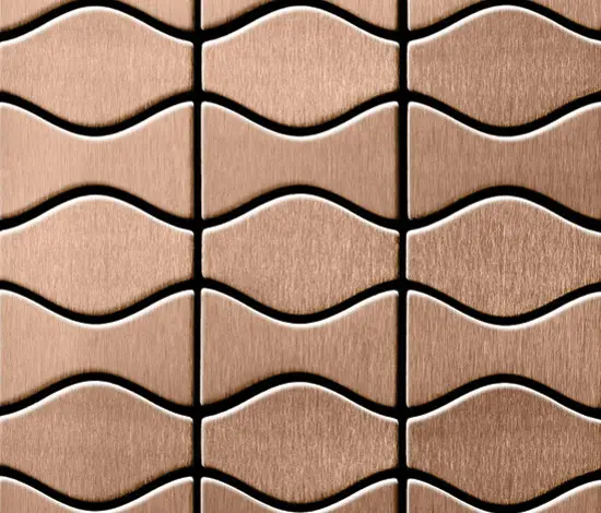 Alloy - Kismet & Karma Titanium Amber Brushed Tiles
