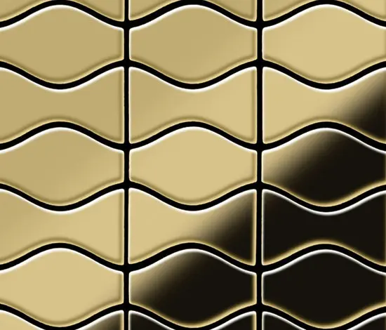 Alloy - Kismet & Karma Titanium Gold Mirror Tiles