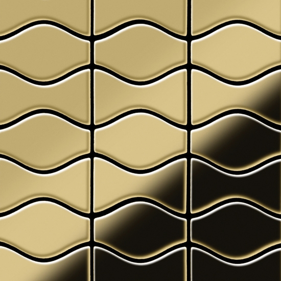 Kismet & Karma Titanium Gold Mirror Tiles