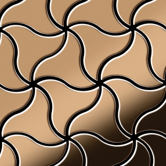 Ninja Titanium Amber Mirror Tiles